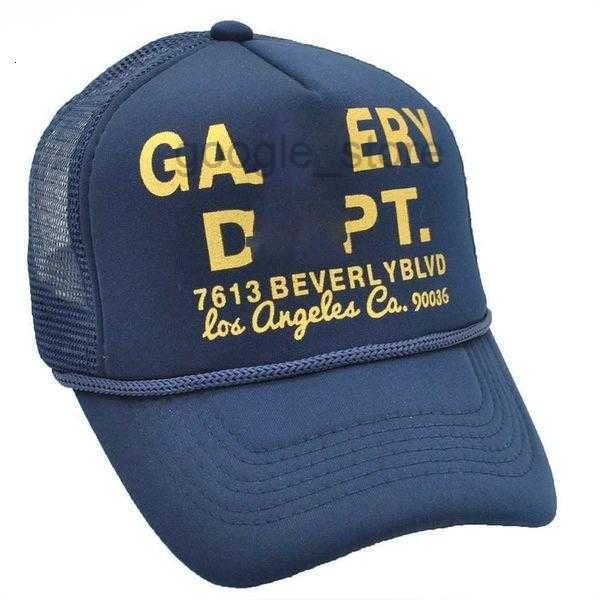 

designer galleryes caps ball capsamerican dept letter lanvins baseball cap outdoor truck driver sunshade hat curved brim tidy white0viw, Blue;gray