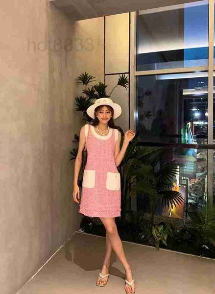 

summer designer dresses for women 2023 womens clothing fashion dress dinner party dress camellia tweed dress mother's day gift y90g, White;black