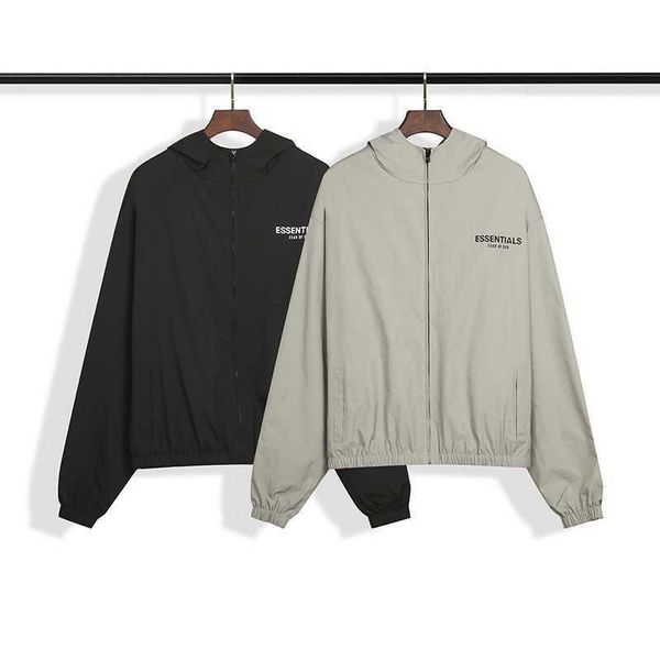 

high street fashion esential double line 3m reflective jacket trench, Black