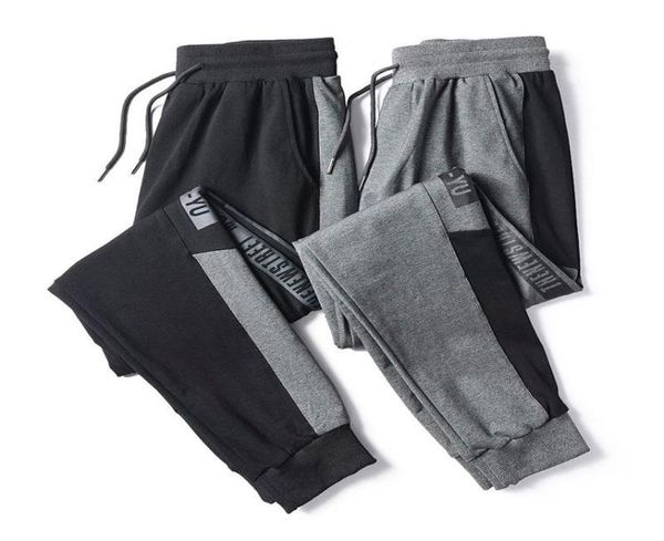 

men039s pants mens sweatpants autumn winter man harem fitness bodybuilding joggers workout trousers men casual cotton pencil ho1102088, Black