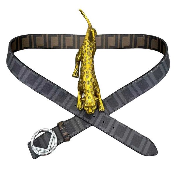 

womens designer belt brand classic letter buckle fashion brand genuine leather belt men belts waistband width 4cm high quality, Black;brown