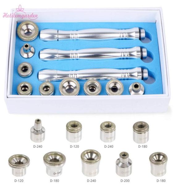 

diamond dermabrasion microdermabrasion skin peeling replacement tips 6 units for stainless wands facial care device use8737383