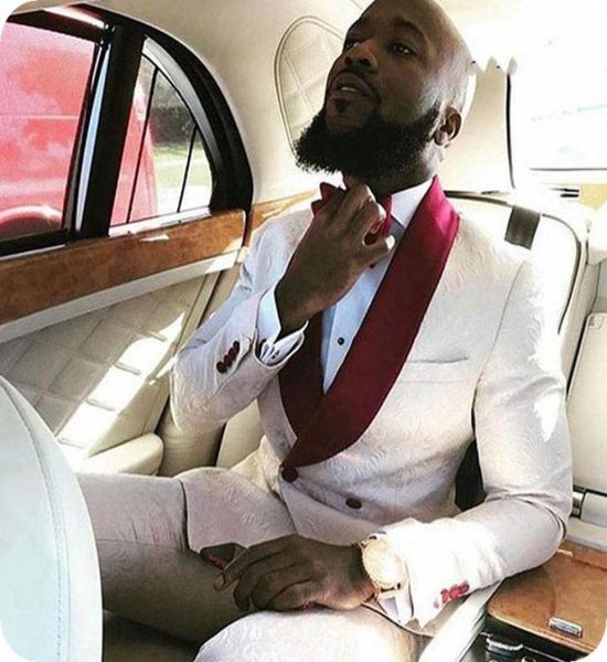 

custom made men wedding dress popular men business prom collective 3 piece suitjacketpants excellent groom tuxedos6490746, White;black