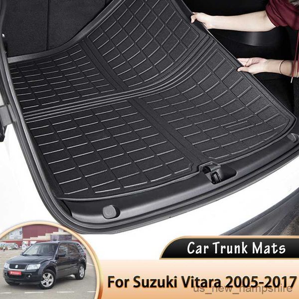 

trunk mat keset mobil karpet lantai bagasi belakang baki liner kargo boot untuk suzuki grand vitara escudo nomade 2005 ~ 2017 aksesori r2308
