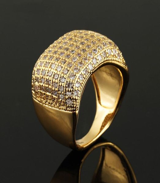 

copper rhinestone ring gold ring men hip hop rings wedding ring for men jewelry lovers gift valentine039s day7479874, Silver