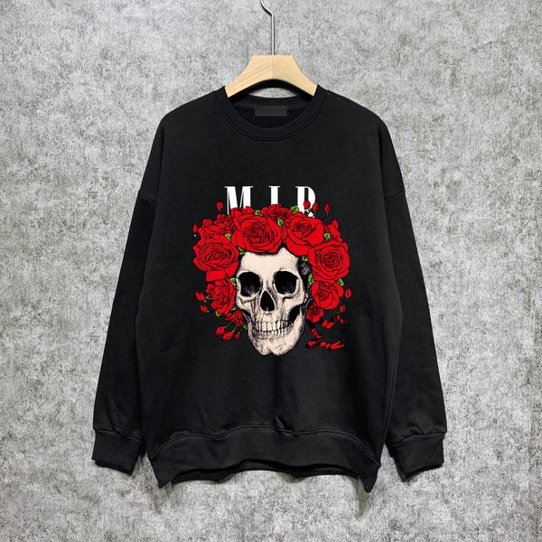 

horror clown sweatershirt ink splash flow paint designers a miri hoodies luxury long sleeve hip hop streetwear hoody hoodies 16 color, Black