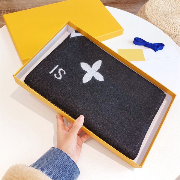 

23ss new women pashmina scarf scarves stripes beanies winter design shawl designer scarves wool beanie wrap scarfs shawl fashion headband st, Blue;gray