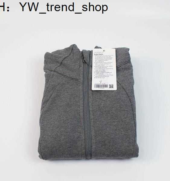 

lulus ruru yoga suit scuba women's leisure sports hoodie autumn and winter plush thickened coat 10 lululemen xnex, Black