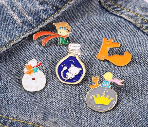 

prince enamel brooches pin for women fashion dress coat shirt demin metal funny brooch pins badges promotion gift9255441, Gray
