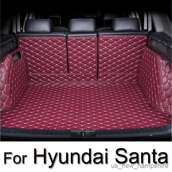 

trunk mat tikar bagasi belakang untuk hyundai santa fe tm 2019 2020 2021 2022 2023 5 dudukan aksesori mobil versi lwb interior mobil mewah r