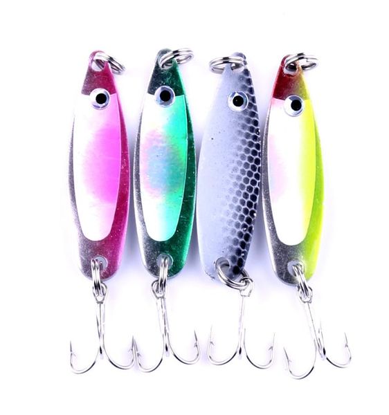 

20pcs metal sliver spinners spoon fishing lure hard bait 5cm 65g pesca spoon crankbait4055601