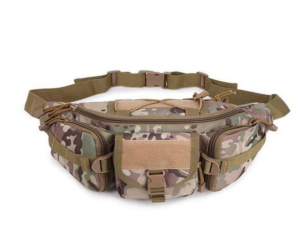 

600d oxford nylon tactical bag sports bags waist pack shoulder moe camping climbing hiking pouch camo blet bag6391058