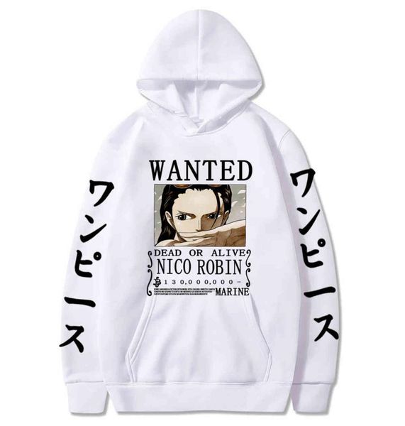 

anime one piece robin hoodie men print pullovers harajuku pullover sweatshirts long sleeve loose streetwear hoodie y11218662081, Black