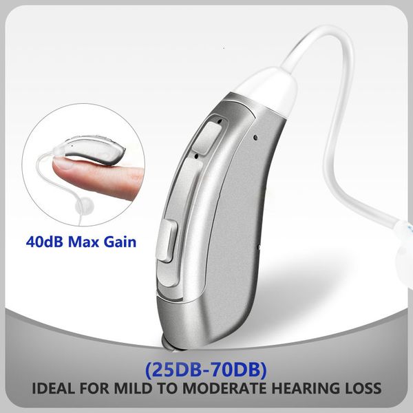

ear care supply bte invisible hearing aid mini digital adjustable tone sound amplifier elderly deafness severe loss ear care hearing aids de