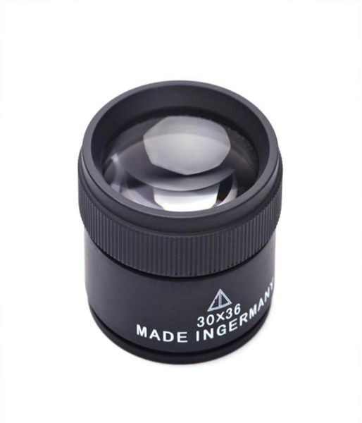 

black 30 x 36mm jeweler optics loupes magnifier magnifying tool glass lens loop microscope watch repair tool269y5810969
