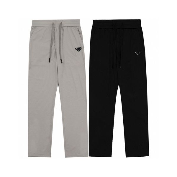

men's plus size pants round neck embroidered and printed polar style summer wear with street pure cotton 33t, Black;brown