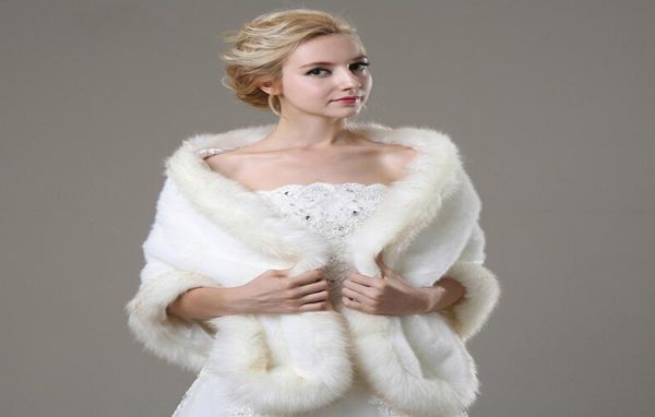 

attractive white fur wedding bridal jacket with long sleeve off the shoulder custom made wrap bridal accessories for wedding dress9177405