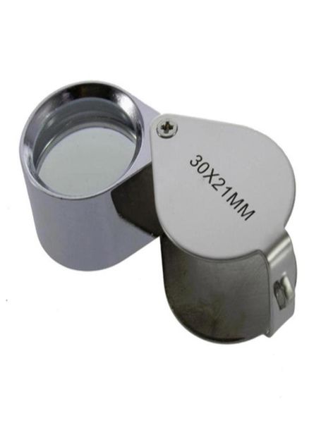 

mini 30x glass magnifying magnifier jeweler eye jewelry loupe loop triplet jewelers285o32519787701285