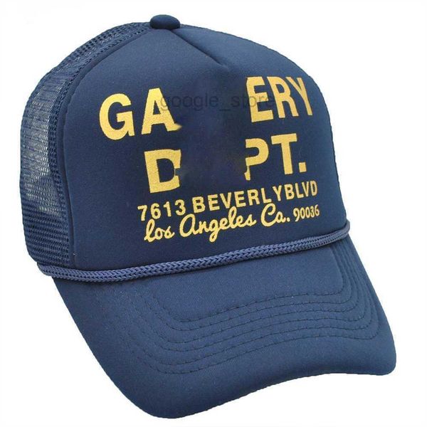 

designer galleryes caps ball capsamerican dept letter lanvins baseball cap outdoor truck driver sunshade hat curved brim tidy bluezxtn, Blue;gray