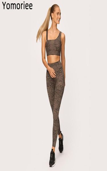 

leopard print bra trousers sports fitness yoga set running set athletic gym women workout gymwear leggings tights9680084, White;red