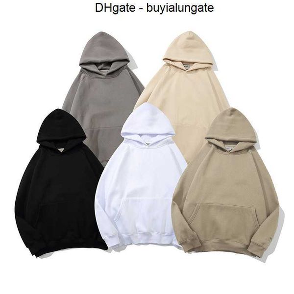 

new ess warm designer hoody hooded hoodies mens women streetwear pullover sweatshirts loose jumper clothing doudoune oz1b, Black