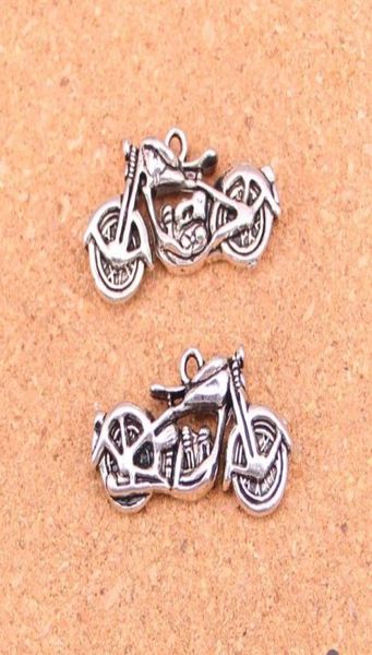 

19pcs charms motorcycle motor antique silver plated pendants making diy handmade tibetan silver jewelry 34 16mm255j4788204, Bronze;silver