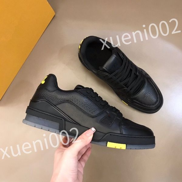 

2023 new luxurys beverly shoes black embossed grained calf leather classics sneakers lightweight outsole mens youth fashion shoe rd0804