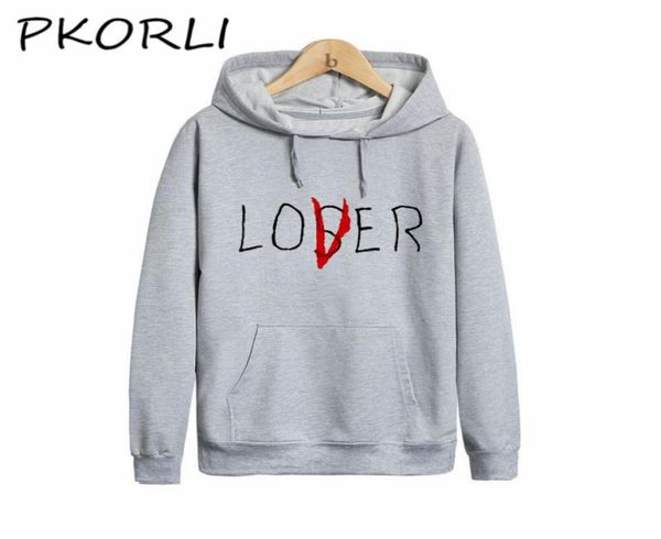 

wholepkorli pennywise it loser sweatshirt men women the losers club hoodie casual loser club sweatshirts lover hood3170513, Black