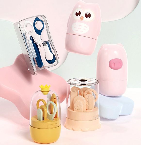 

baby nail kit, baby manicure kit and pedicure kit with cute owl shape case scissor, baby nail file & tweezer for newborn, infant & toddler,