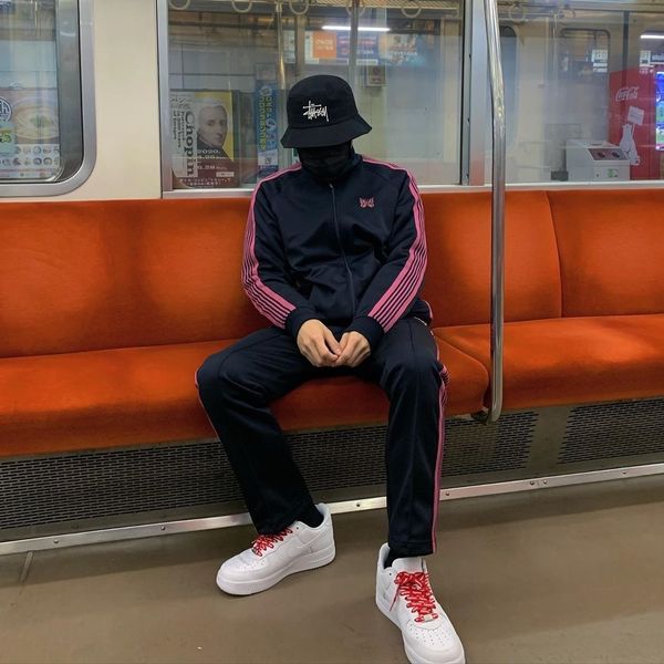 

men's jackets men fashion jacket 1 1 butterfly embroidery ribbon striped leisure jackets breathable zipper high street couple coats 230, Black;brown