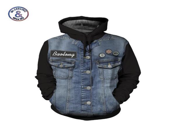 

mr1991inc men hoodies sweatshirts outwear jeans casual menwomen 3d print hoodies spring autumn couple with hat1694374, Black