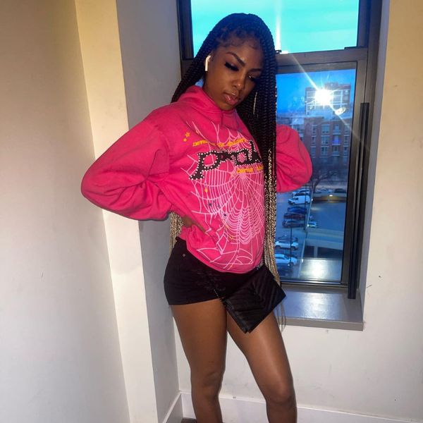 

womens hoodies sweatshirts y2k spider web print women casual oversized long sleeve streetwear hip hop gothic autumn mans 230808, Black