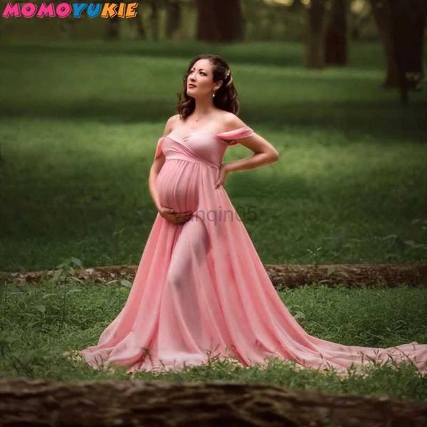

maternity dresses maternity dresses for p shoot pregnancy dress pgraphy prop off shoulders maxi dresses pregnant women clothes hkd230808, White