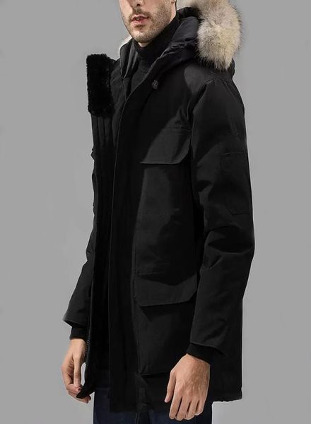 

parkas outdoor coats mens womens designers down jackets canada veste homme canadian winter jassen puffer fur hoody apparel fourrur2234996, Blue;black