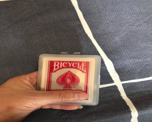 

bicycle clear playing card frosted transparent game toy waterproof poker4626924