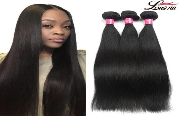 

unprocessed brazilian straight hair bundles brazilian human straight hair weft 828 brazilian virgin straight human hair extension9736370, Black