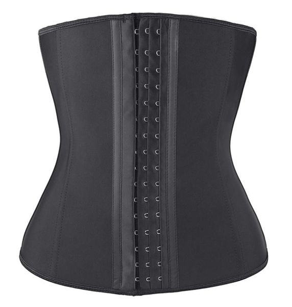

latex cotton lycra waist trainer women sweat belts for women corset tummy body shaper fitness modeling strap waste trainer lj201202068173, Black;white
