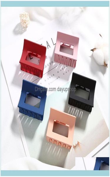 

clamps jewelry jewelrywomen solid color large size rec acrylic clip multiple colorful geometry crab hair claws for girls headwear 9589386, Slivery;golden