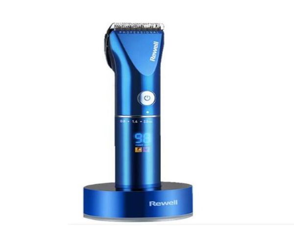 

professional hair clipper rechargeable trimmer lithium battery titanium alloy blade cutter adjustable comb finetuning 100240v re2293389