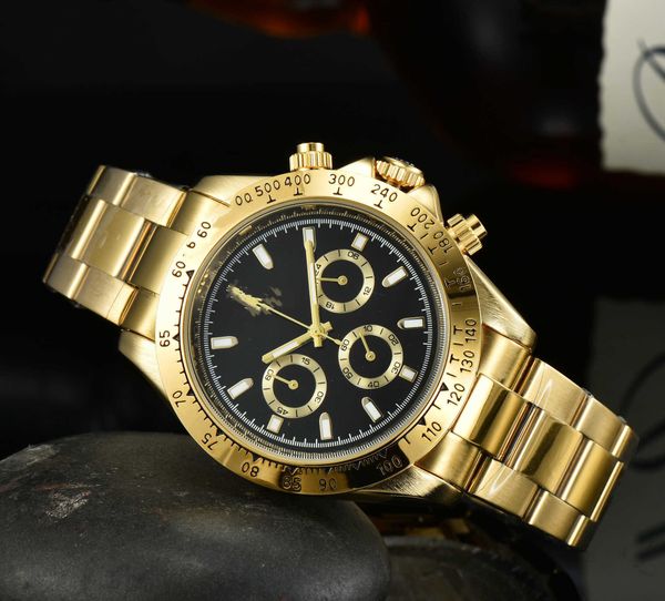

quartz watch luxury lao jia tong na six pin second running business, Slivery;black