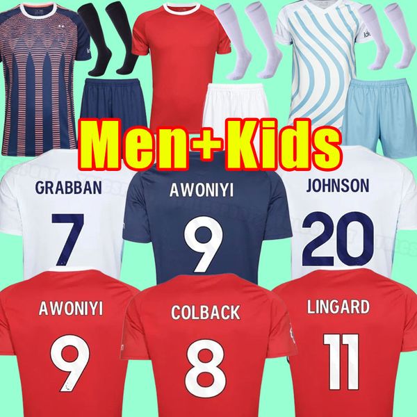 

full set 23 24 lingard #10 nottingham soccer jersey grabban taylor 2023 2024 mighten ameobi yates lolley an knockaert forest kits football j, Black;yellow