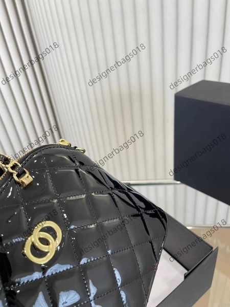 

5a designer bags luxury cc womens patent leather chain crossbody shoulder bag gold handle buckle serpentine handbag picnic basket backpacks