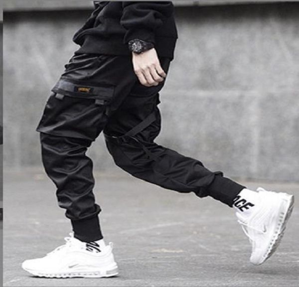 

summer boys and girls hip hop pants casual sports thin section loose ankletied harem trousers joggers for man women1005995, Black
