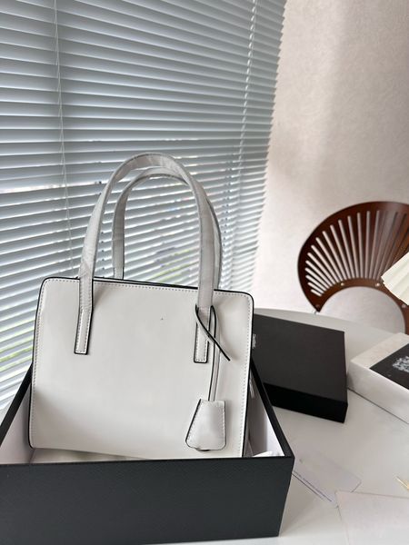 

designer galleria saffiano leather shoulder bag women luxury fashion handbag black prad bags