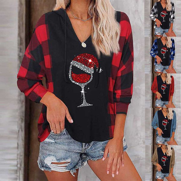 

no brand name autumn and winter new women's clothing printed sweater, Black