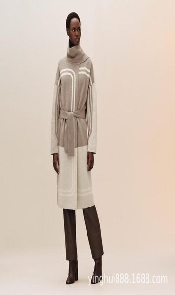 

women039s wool blends high end doublesided woven flower coat long cashmere knitted cardigan thickened2838564, Black