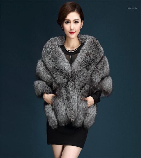 

women039s fur faux women wedding shawl bridal jacket evening party dress female wraps shoulder capes slim lady fake cloak x636802188, Black
