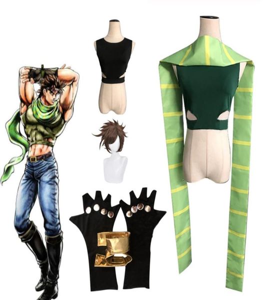

jojo039s bizarre adventure joseph joestar cosplay costume016886275, Black