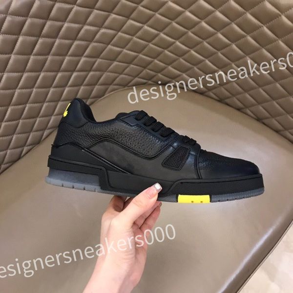 

2023 luxurys designer skate sneaker virgil casual shoes calfskin leather abloh black white blue leather overlays rd0804