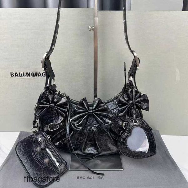

pleated cagole evening wax bags designer locomotive bag le family girl cool oil neocagole b bow french wide shoulder strap knitted head laye